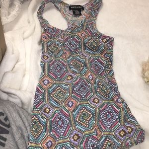 Aztec pattern tank top